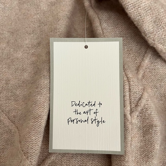 {Calligraphie} Diamond Pattern Wool Blend Crewneck Sweater with Bow Details - 1X - Picture 10 of 10